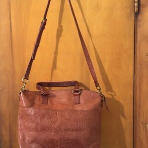 American Leather Co. Shoulder Bag with Adjustable Straps